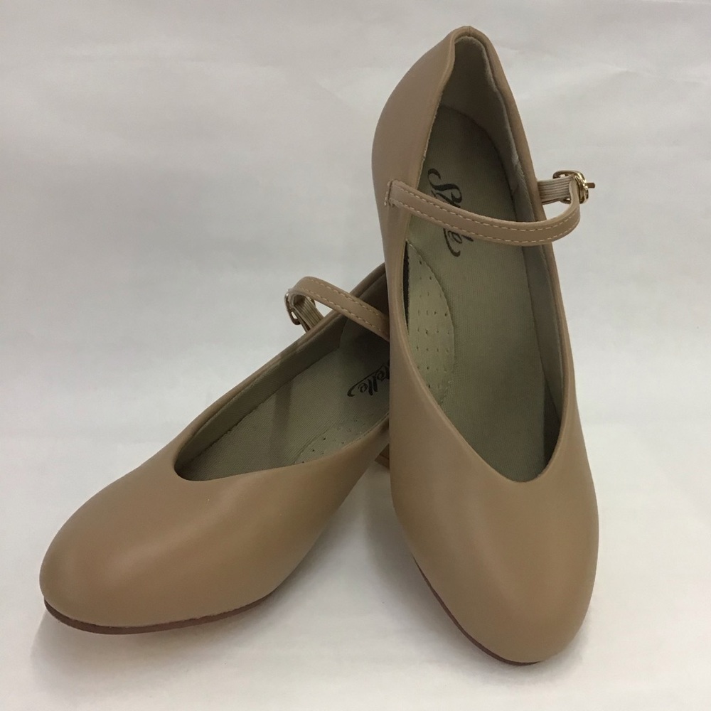 Stelle 1.5 Character Dance Shoes, Girls Shoe Tan Size 4